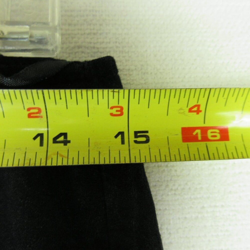 Mossimo Supply Co. Black Genuine Suede Pencil Skirt Size 4 Vintage Y2K - Picture 6 of 9